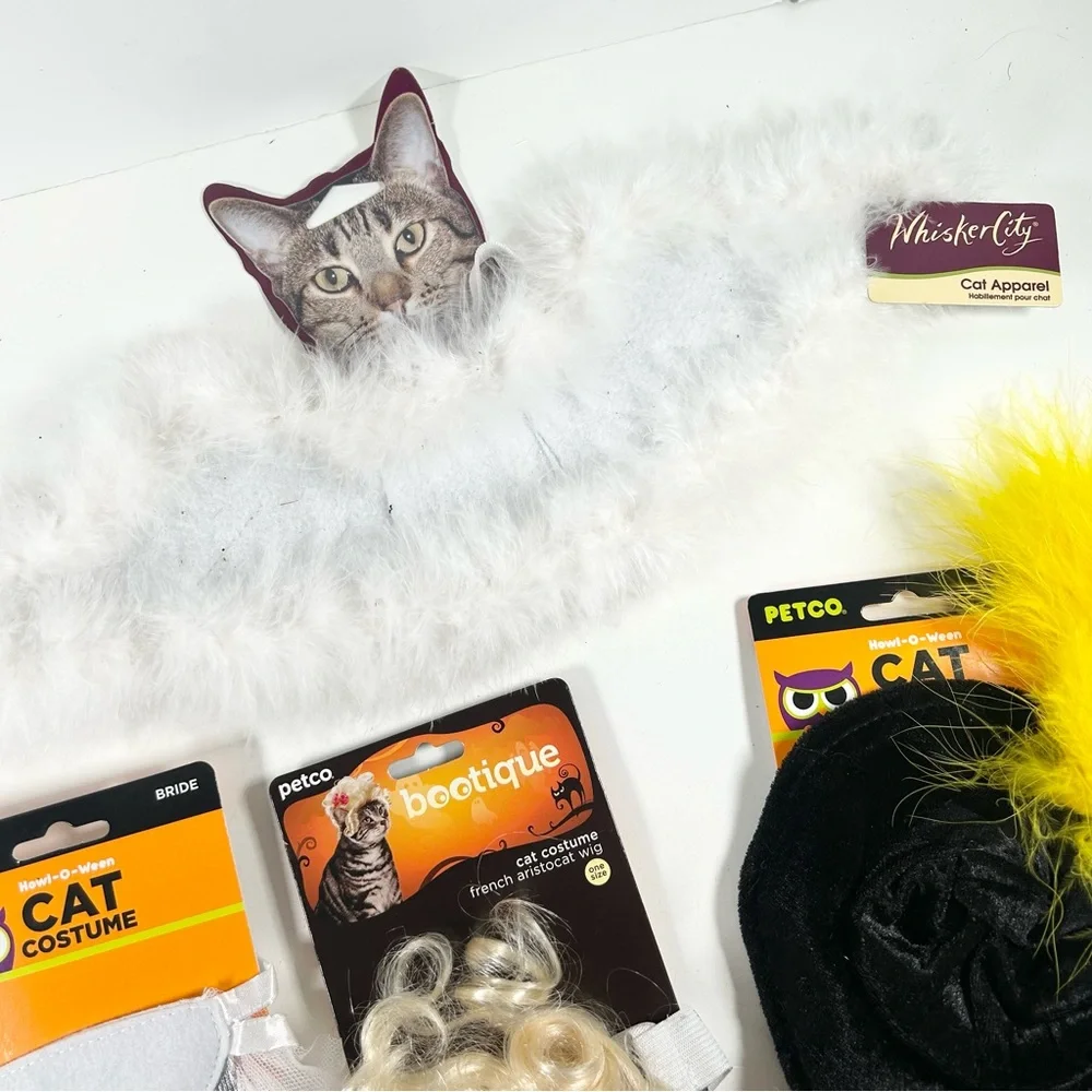Petco and Whisker City Cat Halloween Dress-Up Costumes Lot